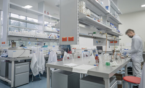 Laboratorio de Ciencias Biológicas y Moleculares, UNAL Sede Manizales. Foto: Oficina de Comunicaciones UNAL Sede Manizales.