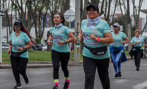 En el Día Internacional de la Mujer, Sintraunal organizó la primera Carrera de la Mujer Trabajadora. Foto: Nicol Torres, Unimedios.