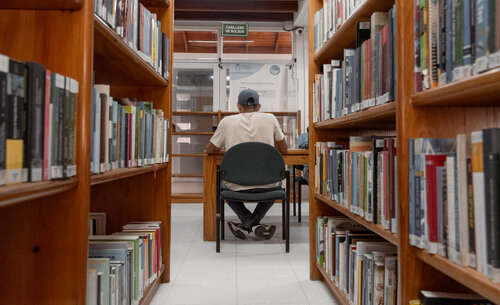 Biblioteca Sede Caribe. Foto: archivo Unimedios.