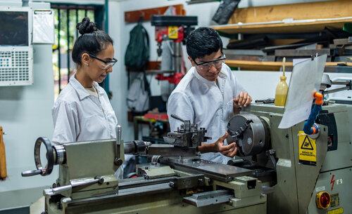 Laboratorio de Diseño Mecánico, UNAL, Sede Medellín.  Foto: Oficina de Comunicaciones UNAL Sede Medellín.