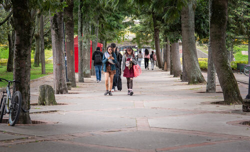 Entrada carrera 30 al campus UNAL Sede Bogotá. Foto: Nicol torres, Unimedios.