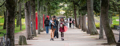 Entrada carrera 30 al campus UNAL Sede Bogotá. Foto: Nicol torres, Unimedios.