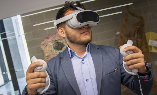 El Aula STEAM está ubicada en el Edificio Nuevo Espacio para las Artes, un espacio asequible para toda la comunidad universitaria. Foto: Nicol Torres, Unimedios