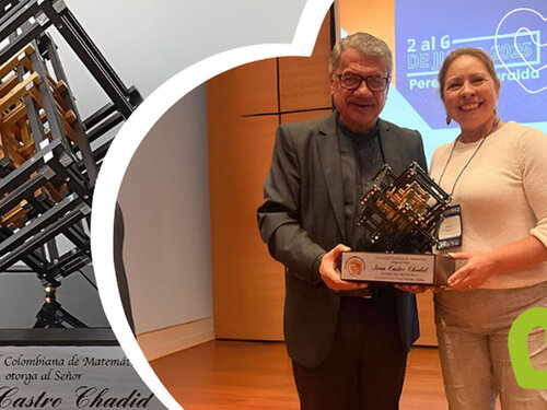 Premio José Celestino Mutis para el matemático Iván Castro Chadid, profesor de la UNAL