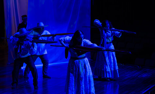 Ópera Manuela Libertadora: amor de Manuela y Simón o sueño de un país no fundado. Foto: Nicol Torres, Unimedios