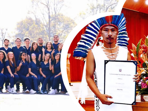 UNAL graduó al primer odontólogo ticuna de Colombia