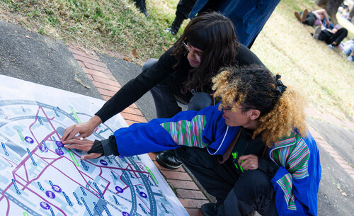 Estudiantes reconocen los espacios de la UNAL Sede Bogotá. Foto: María Fernanda Londoño, Unimedios