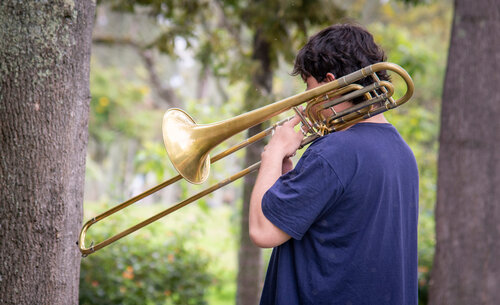 El Conservatorio de Música volvió a vibrar con el sonido de los instrumentos tocados por los estudiantes. Foto: Nicol Torres, Unimedios.