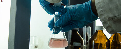 Laboratorio de Química, Sede Bogotá.  Foto: Archivo, Unimedios.