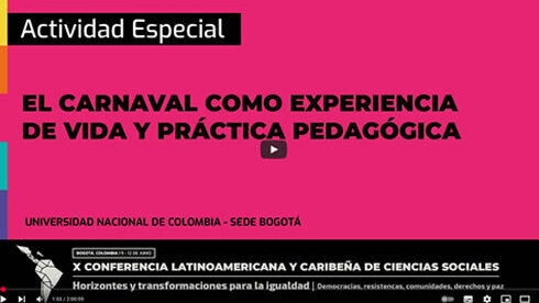 El Carnaval como experiencia de vida y práctica pedagógica