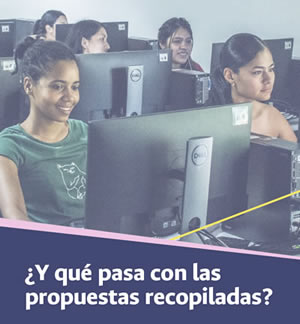 ¿Y qué pasa con las propuestas recopiladas?